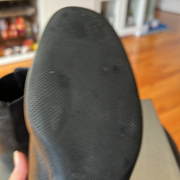 Pre-owned authentic Prada black leather booties - Picture 7 of 9
